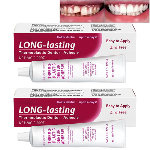 2pc denture adhesive glue - 2pc,