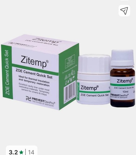 Tooth gum setting pest zinc - tooth,