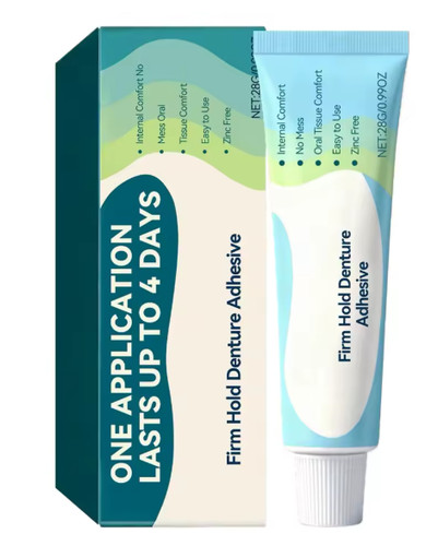 Denture glue 28g secure - glue, hold